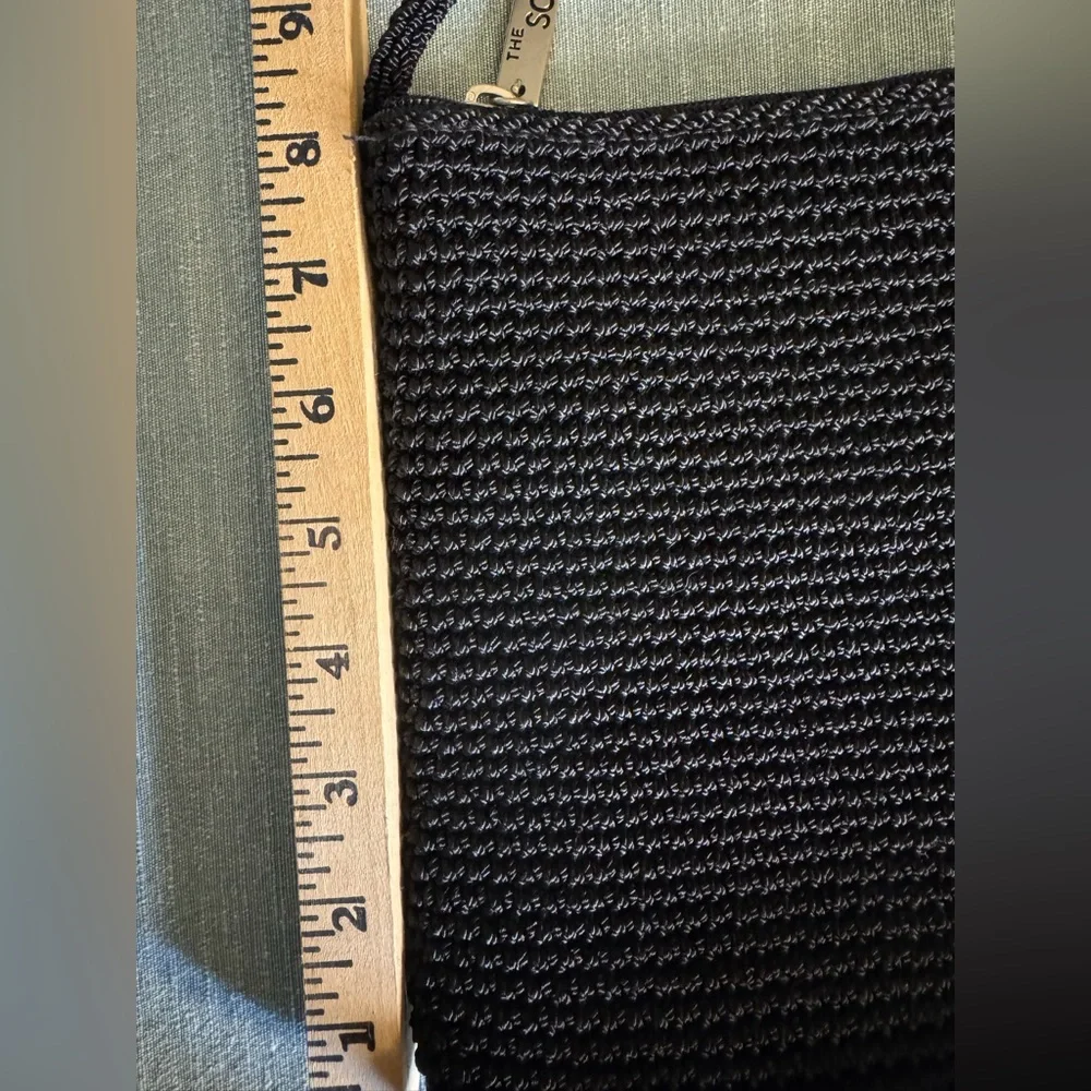 The Sak Black Crochet Crossbody Bag